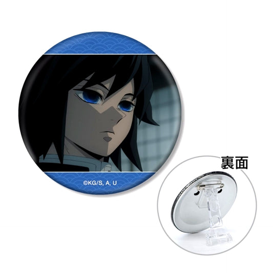Anime Demon Slayer: Kimetsu no Yaiba Giyu Tomiokau Scene 3WAY Button Goods - Badge Resale [NEW]