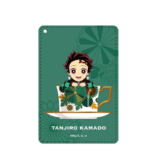 Anime Demon Slayer: Kimetsu no Yaiba Tanjiro Kamado Mini Chara Tea Cup ver. 1 Pocket Pass case Goods - Pass case Resale [NEW]