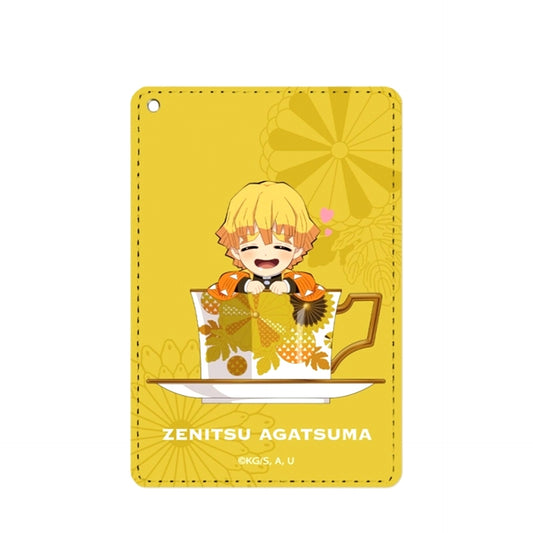 Anime Demon Slayer: Kimetsu no Yaiba Zenitsu Agatsuma Mini Chara Tea Cup ver. 1 Pocket Pass case Goods - Pass case Resale [NEW]