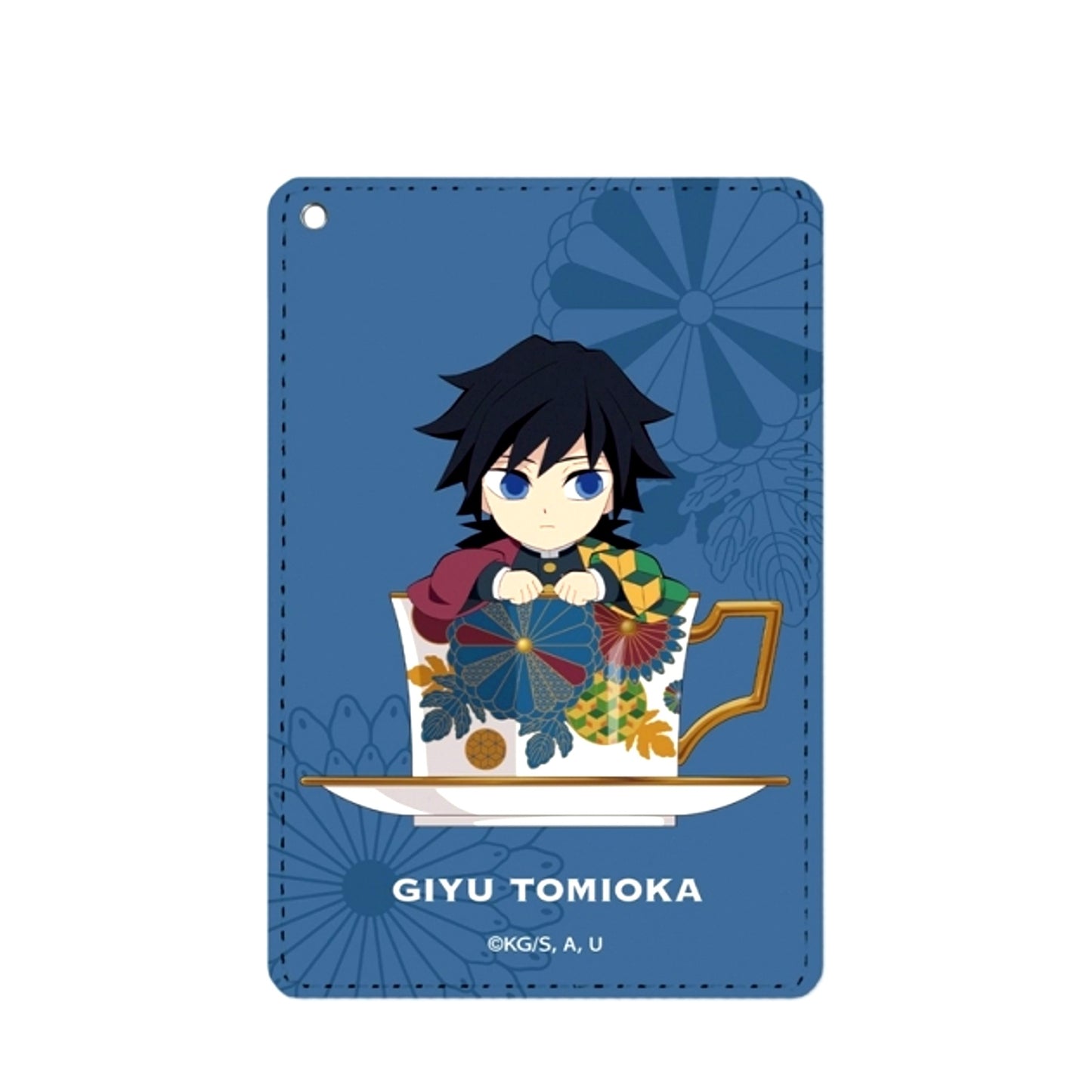 Anime Demon Slayer: Kimetsu no Yaiba Giyu Tomiokau Mini Chara Tea Cup ver. 1 Pocket Pass case Goods - Pass case Resale [NEW]