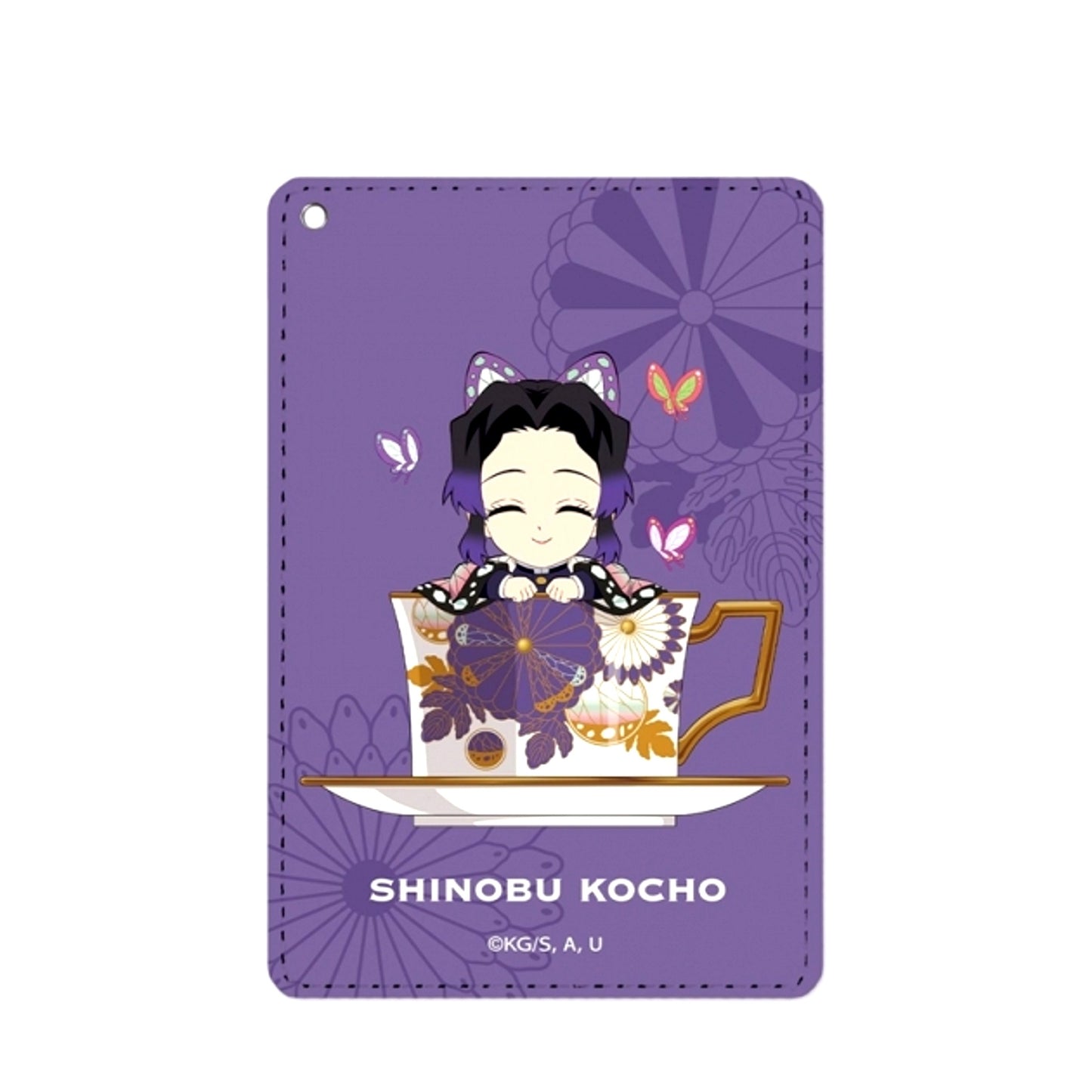 Anime Demon Slayer: Kimetsu no Yaiba Shinobu Kocho Mini Chara Tea Cup ver. 1 Pocket Pass case Goods - Pass case Resale [NEW]