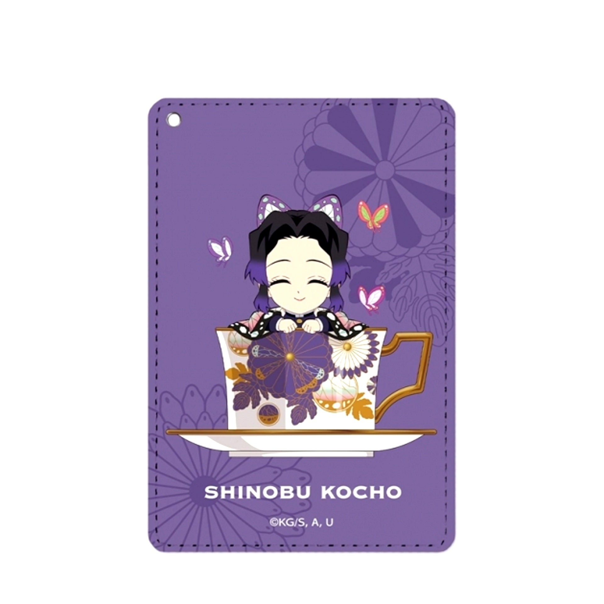 Anime Demon Slayer: Kimetsu no Yaiba Shinobu Kocho Mini Chara Tea Cup ver. 1 Pocket Pass case Goods - Pass case Resale [NEW]