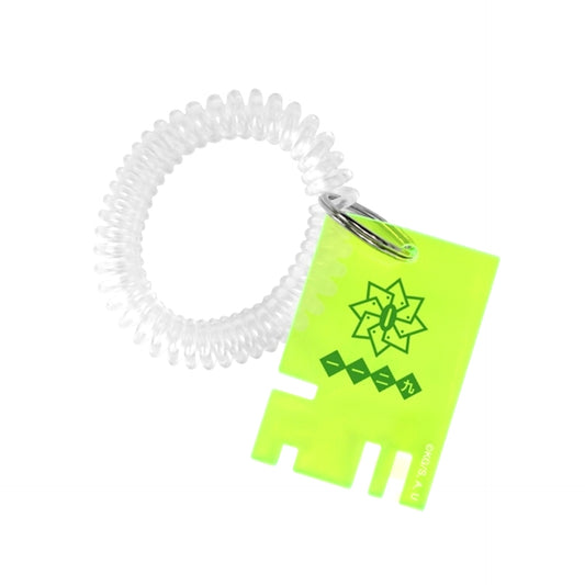 Anime Demon Slayer: Kimetsu no Yaiba Sanemi Shinazugawa Locker Key Style Acrylic Keychain Goods - Keychain Resale [NEW]