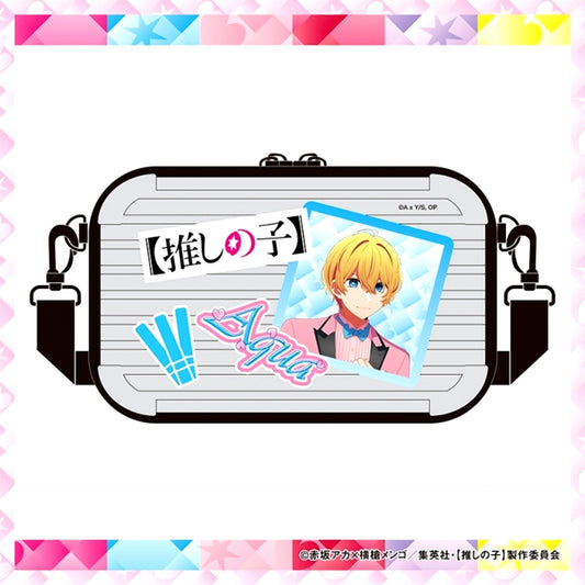 Oshi no Ko Suitcase-Style Pouch Sakura ver. Aqua [NEW]