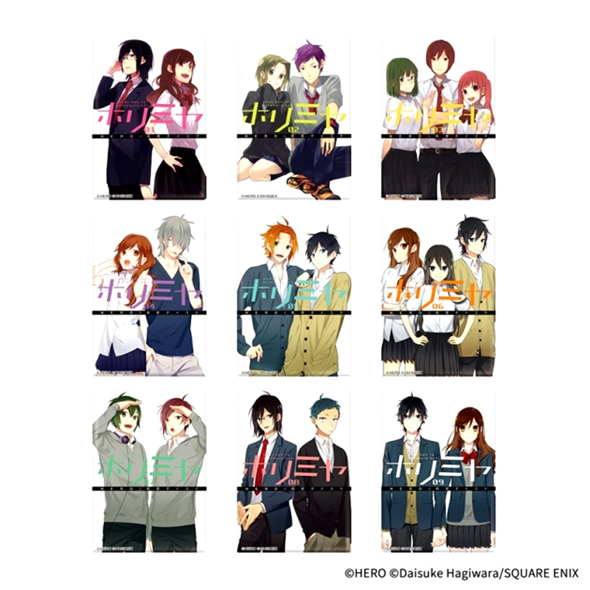 Horimiya Random Button Vol.1(SQUARE ENIX COMIC COVER COLLECTION) Goods - Badge [NEW]
