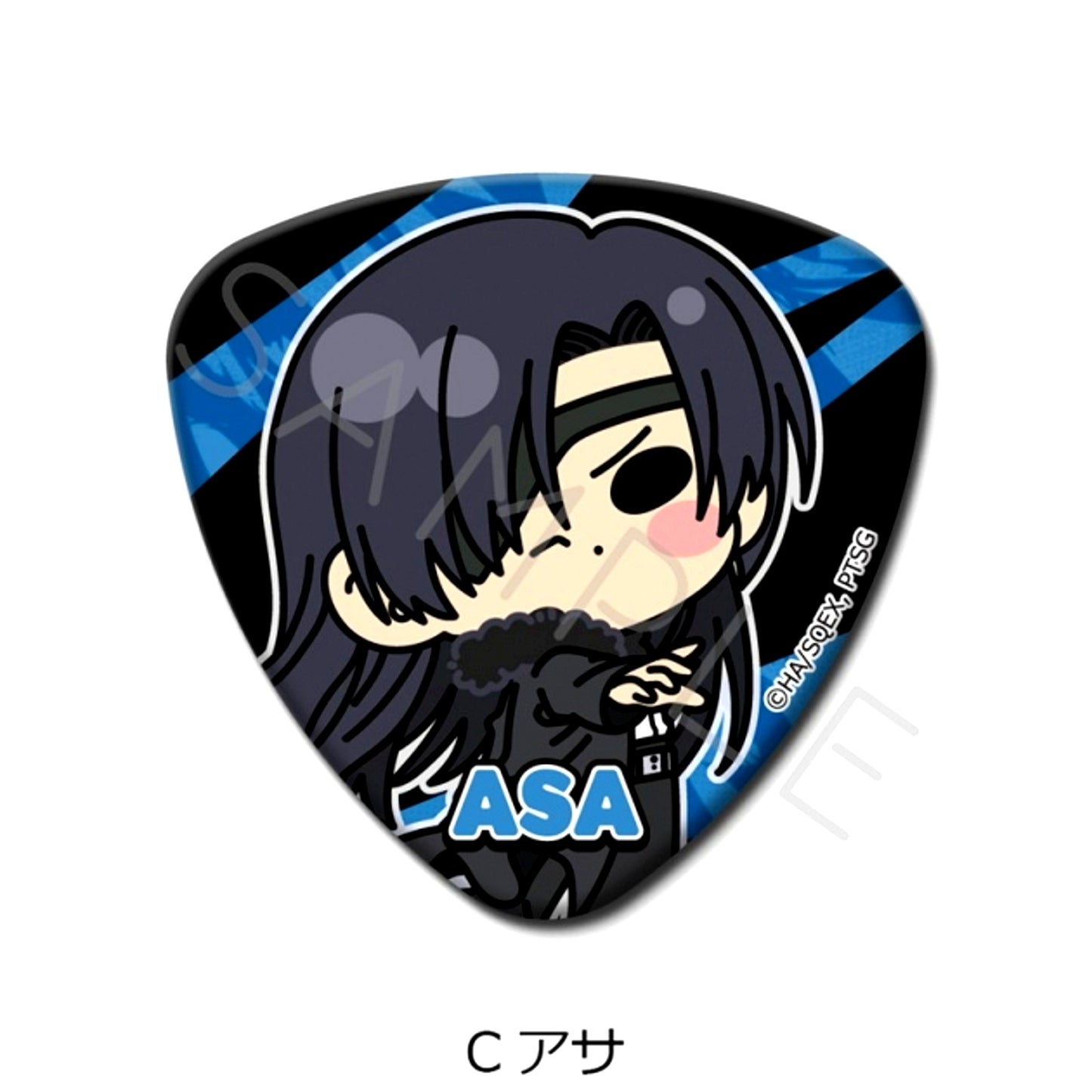 TV Anime Daemons of the Shadow Realm Triangular Can Badge C (Asa) [NEW]