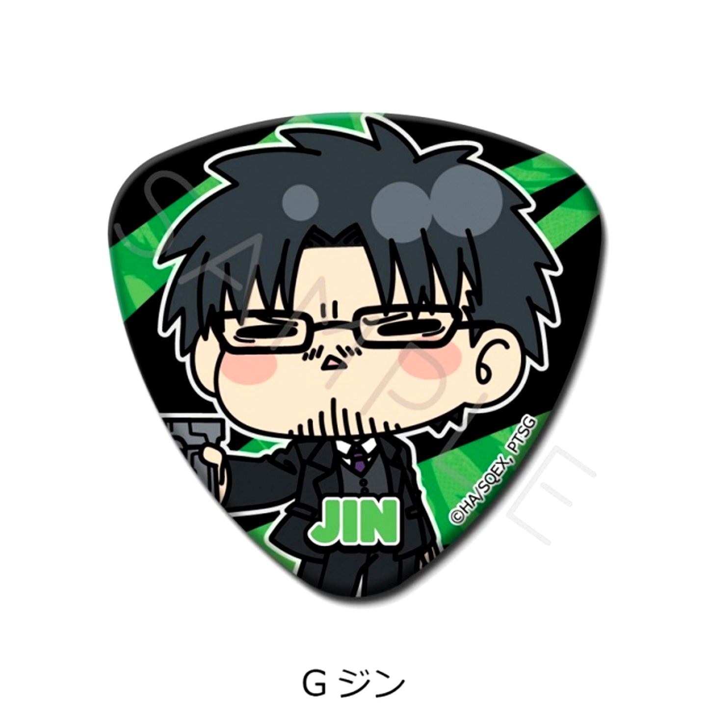 TV Anime Daemons of the Shadow Realm Triangular Can Badge G (Jin) [NEW]
