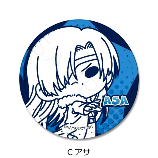 TV Anime Daemons of the Shadow Realm Leather Badge C (Asa) [NEW]
