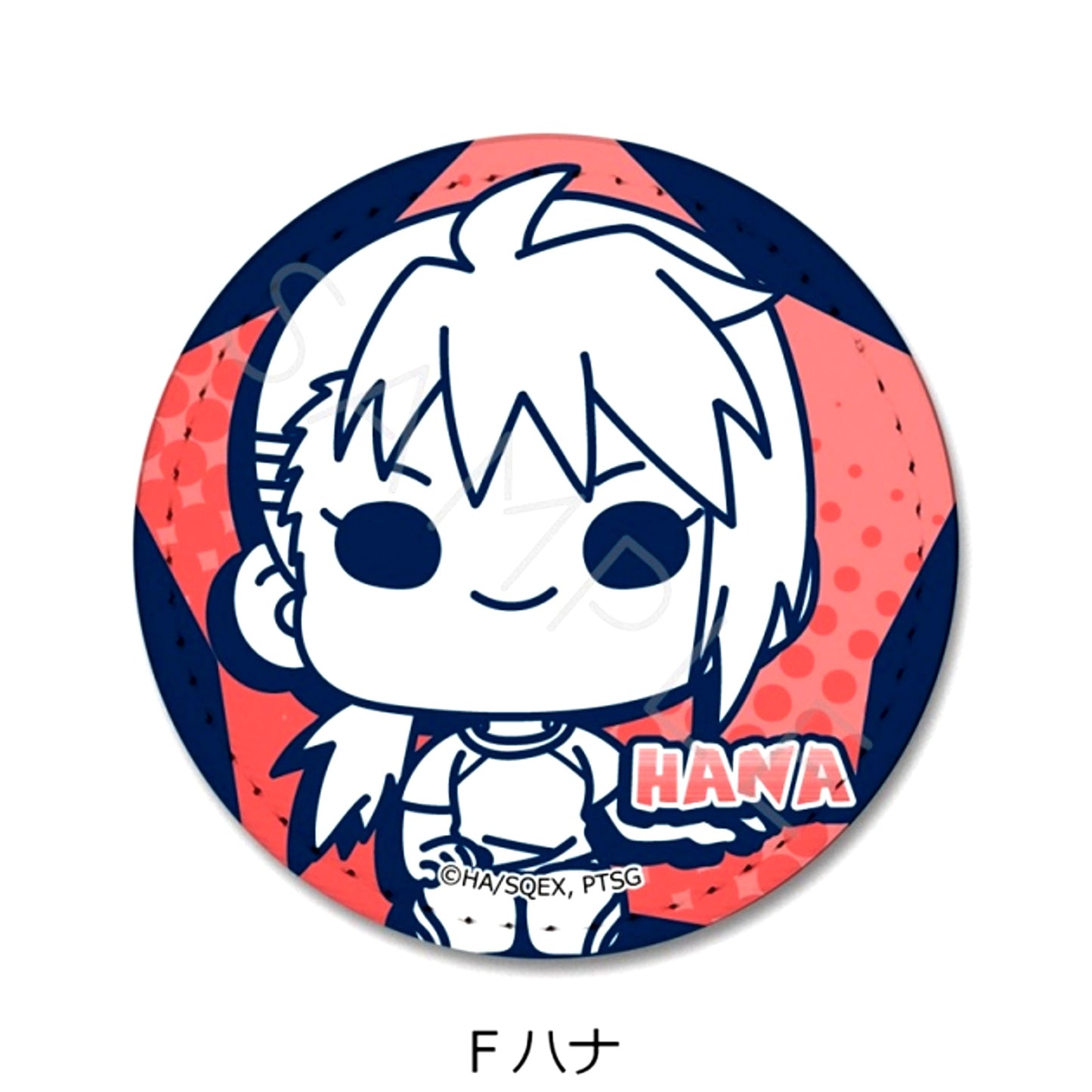 TV Anime Daemons of the Shadow Realm Leather Badge F(Hana) Goods - Badge [NEW]