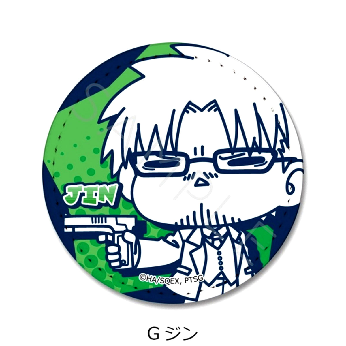 TV Anime Daemons of the Shadow Realm Leather Badge G(Gin) Goods - Badge [NEW]