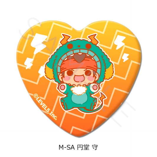 Inazuma Eleven: Victory Road Heart-Shaped Can Badge M-SA (Mamoru Endo) [NEW]