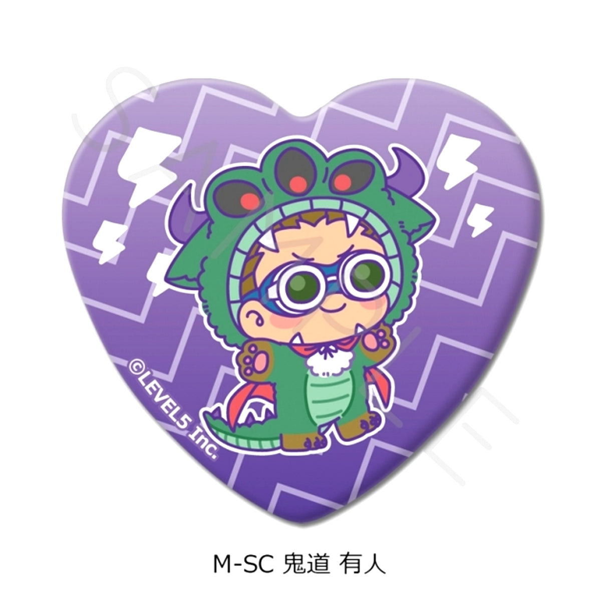 Inazuma Eleven: Victory Road Heart-Shaped Can Badge M-SC (Yuto Kido) [NEW]