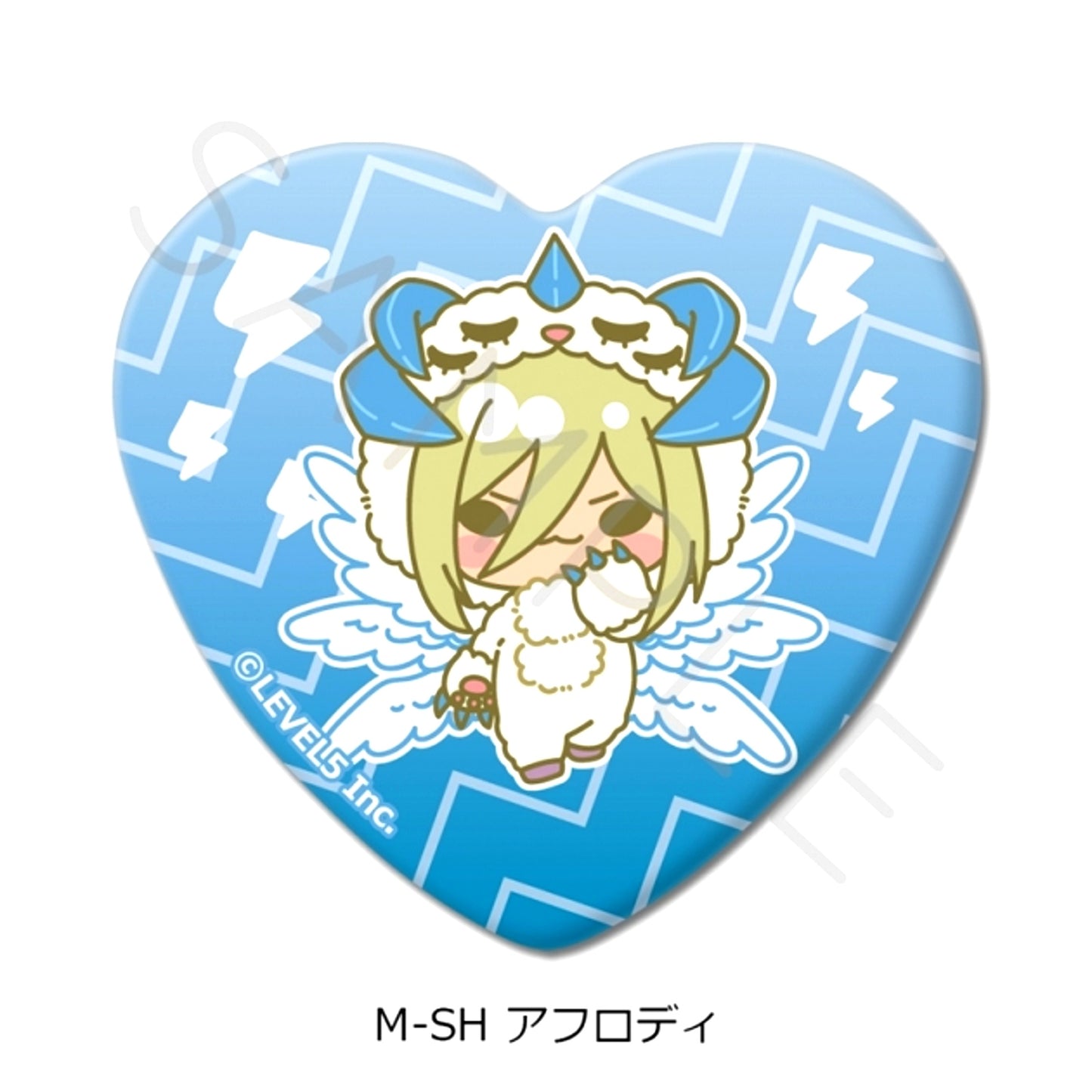 Inazuma Eleven: Victory Road Heart-Shaped Can Badge M-SH (Aphrodi) [NEW]