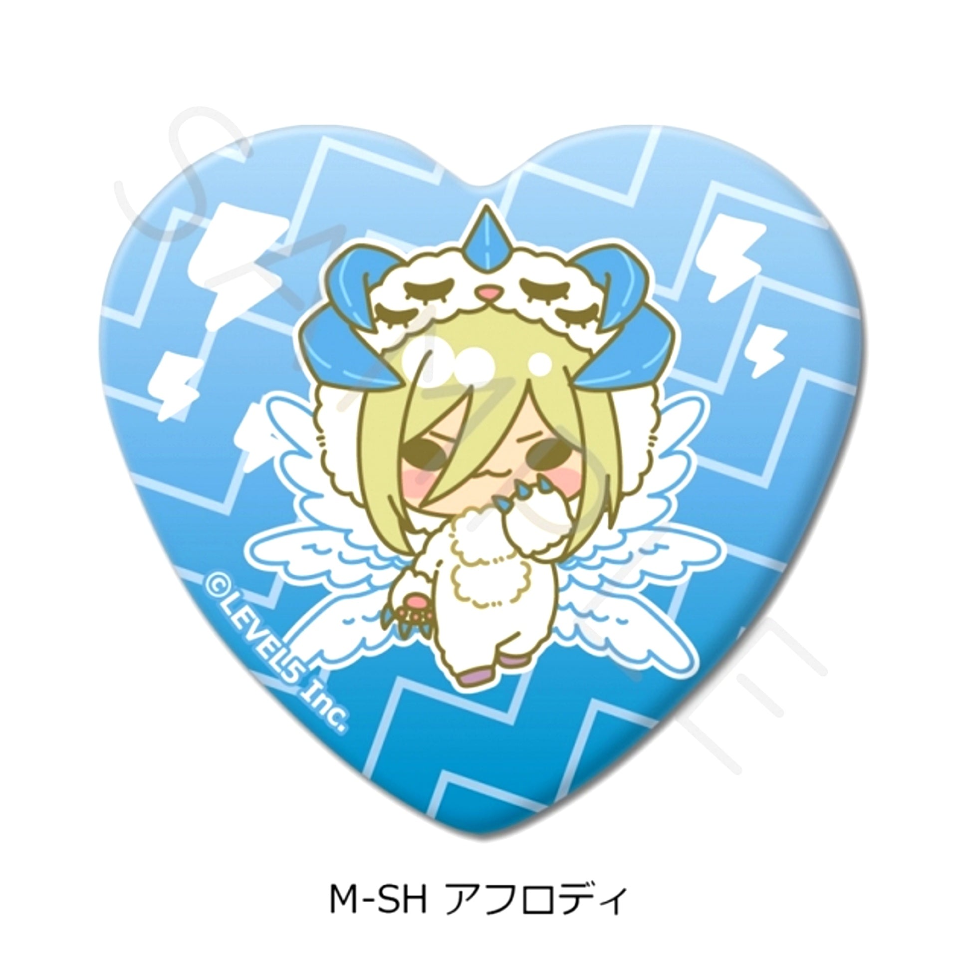 Inazuma Eleven: Victory Road Heart-Shaped Can Badge M-SH (Aphrodi) [NEW]