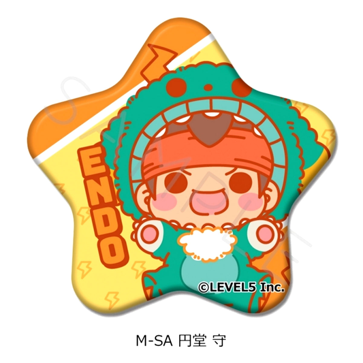 Inazuma Eleven: Victory Road Star-Shaped Can Badge M-SA (Mamoru Endo) [NEW]