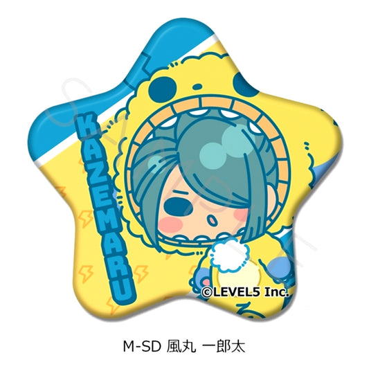 Inazuma Eleven: Victory Road Star-Shaped Can Badge M-SD (Ichirouta Kazemaru) [NEW]