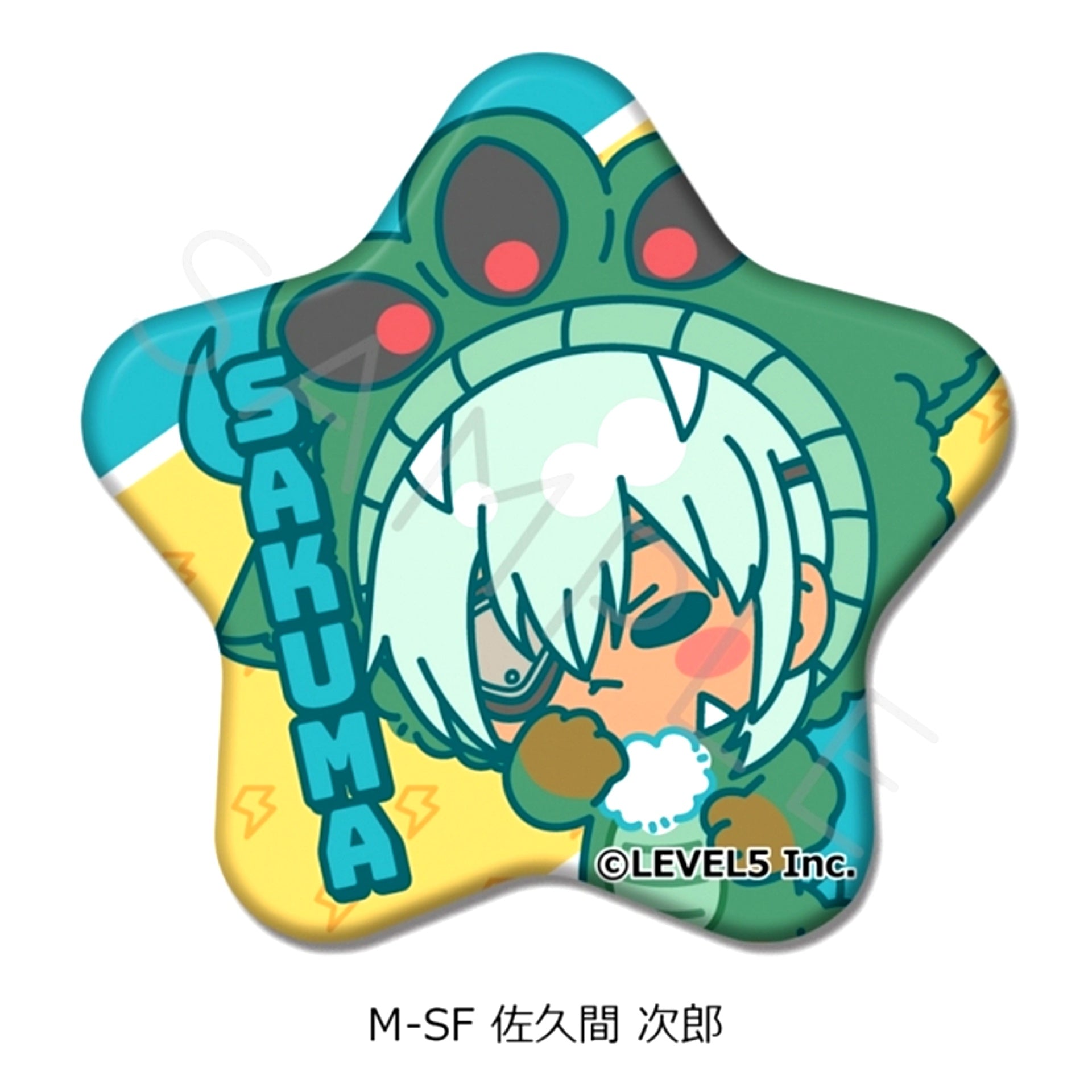 Inazuma Eleven: Victory Road Star-Shaped Can Badge M-SF (Jiro Sakuma) [NEW]
