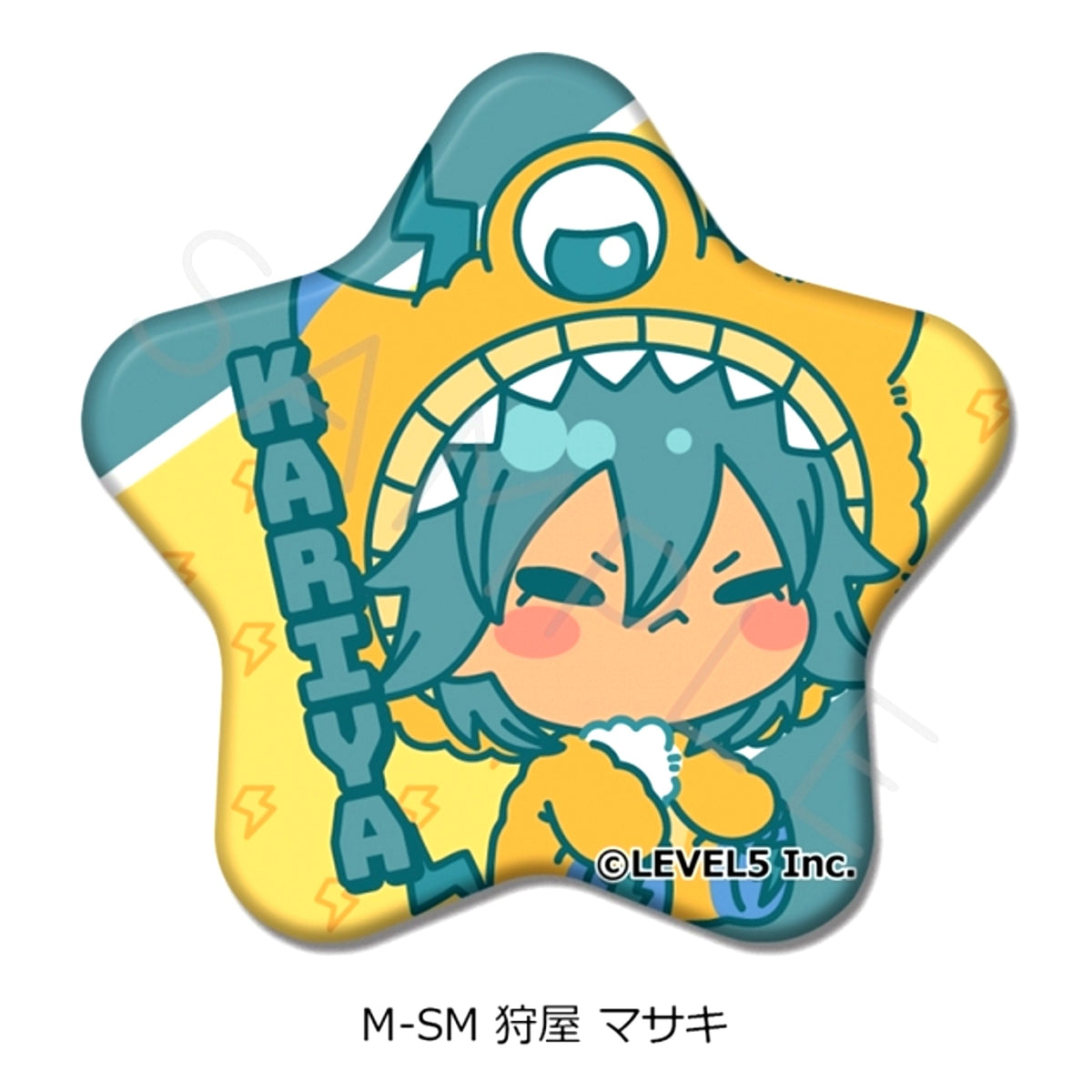 Inazuma Eleven: Victory Road Star-Shaped Can Badge M-SM (Masaki Kariya) [NEW]