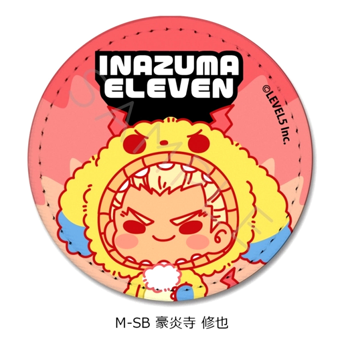 Inazuma Eleven: Victory Road Leather Badge (Round) M-SB (Shuya Goenji) [NEW]