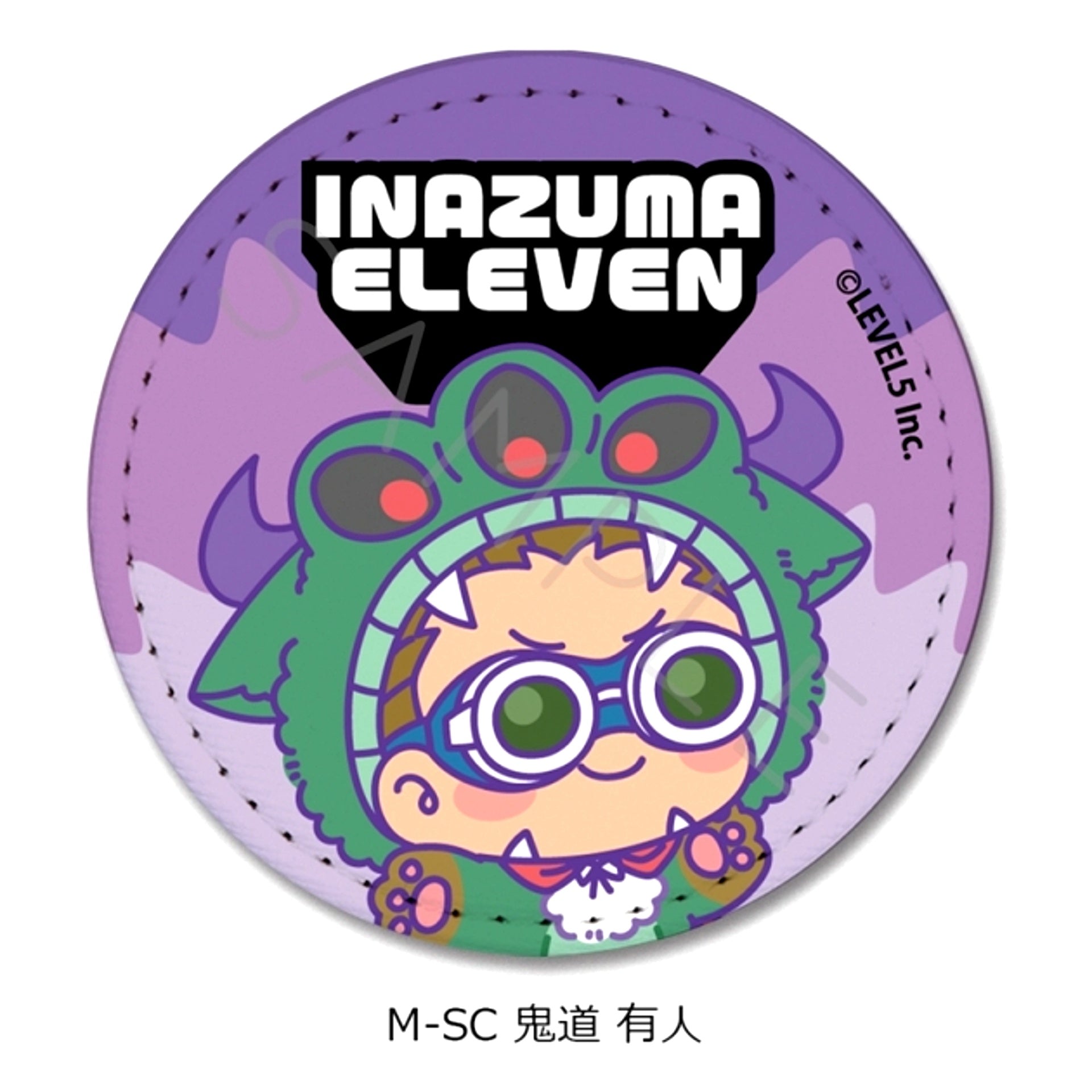 Inazuma Eleven: Victory Road Leather Badge (Round) M-SC (Yuto Kido) [NEW]