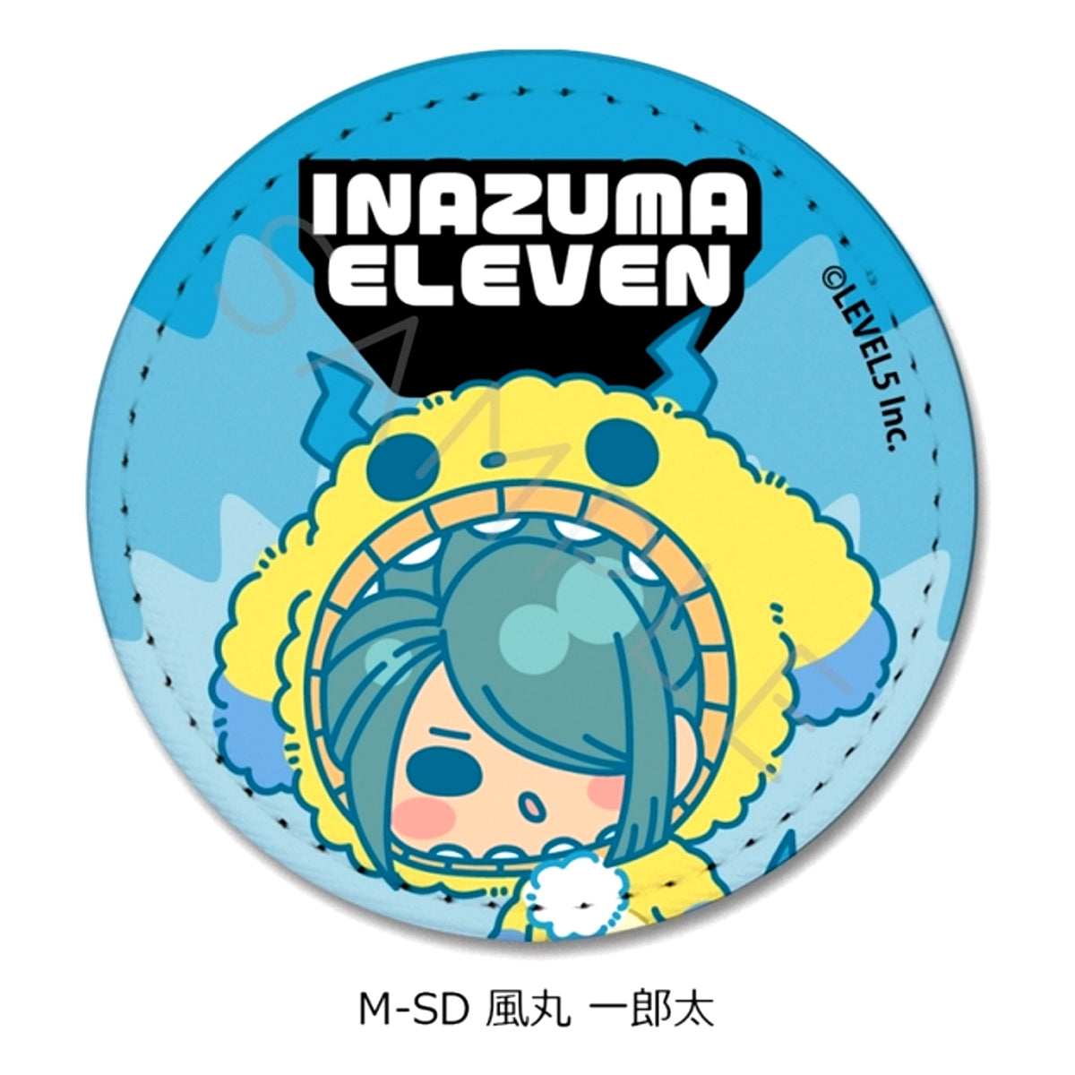 Inazuma Eleven: Victory Road Leather Badge (Round) M-SD (Ichirouta Kazemaru) [NEW]