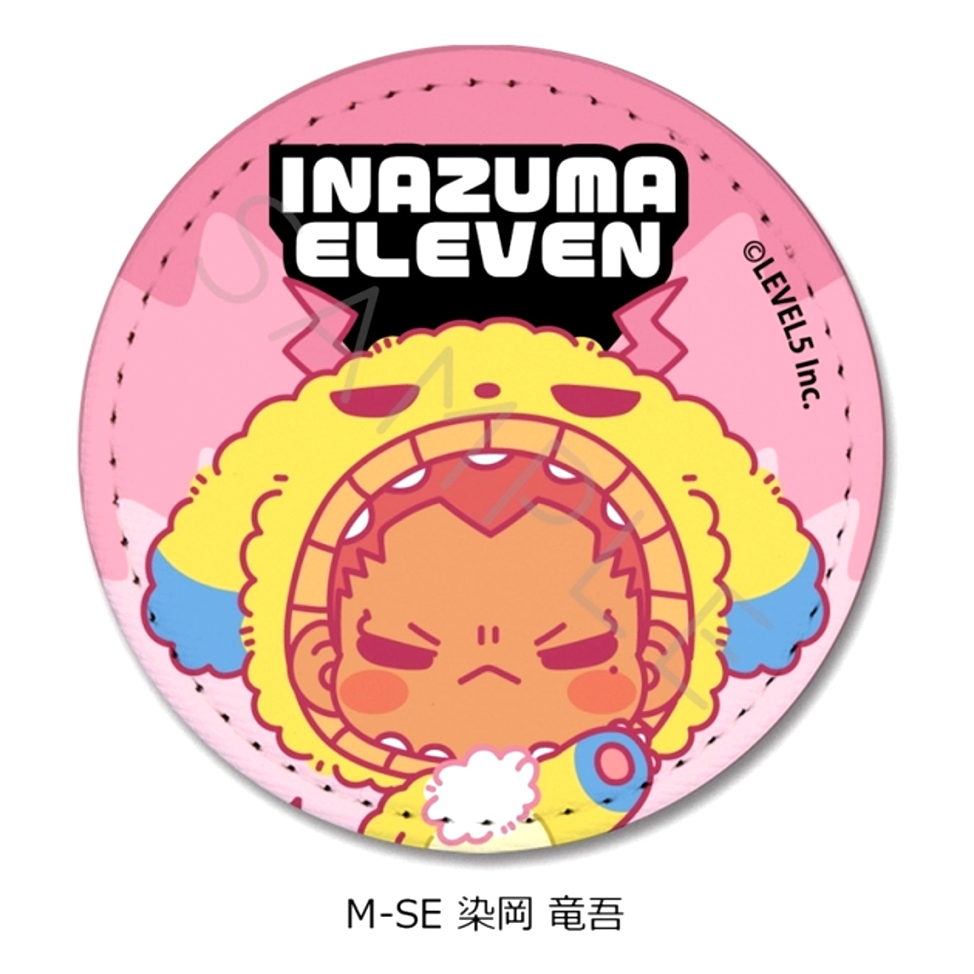Inazuma Eleven: Victory Road Leather Badge (Round) M-SE (Ryugo Someoka) [NEW]