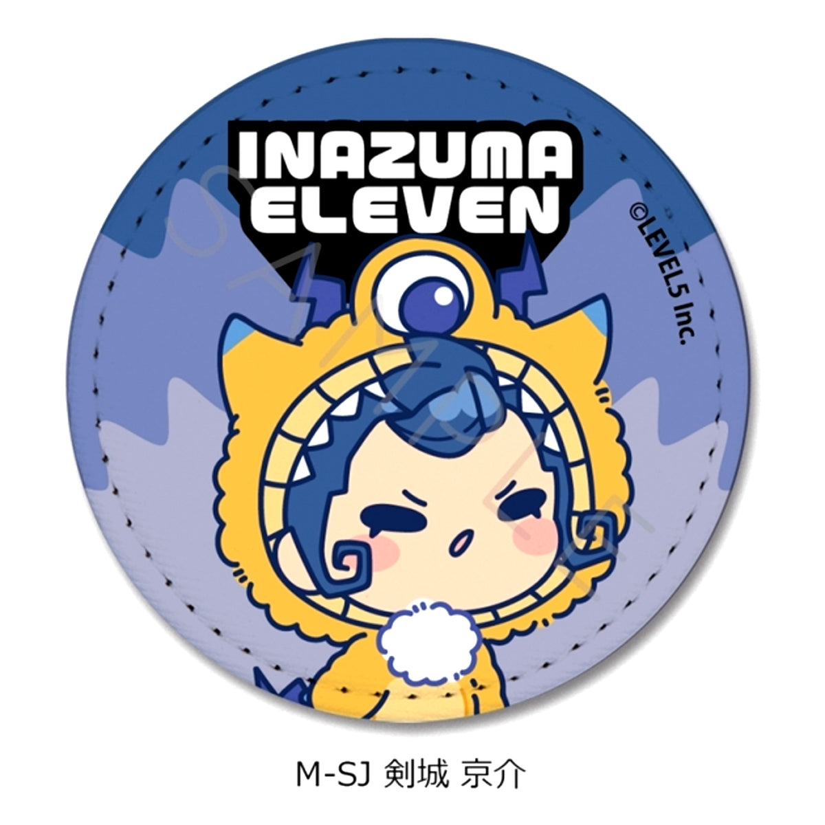 Inazuma Eleven: Victory Road Leather Badge (Round) M-SJ (Kyosuke Tsurugi) [NEW]