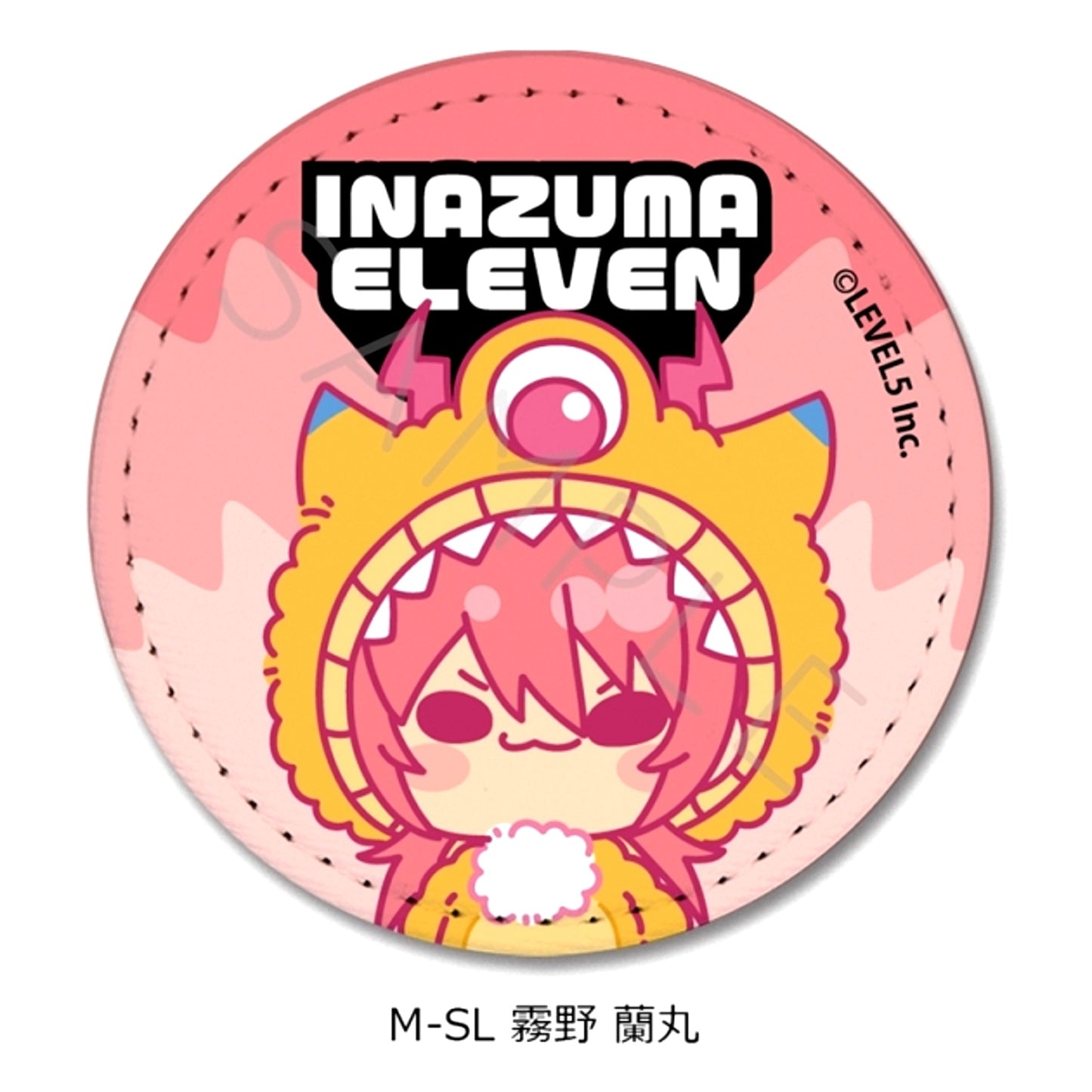 Inazuma Eleven: Victory Road Leather Badge (Round) M-SL (Ranmaru Kirino) [NEW]