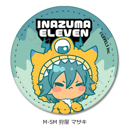Inazuma Eleven: Victory Road Leather Badge (Round) M-SM (Masaki Kariya) [NEW]
