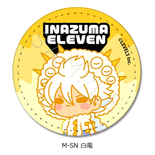 Inazuma Eleven: Victory Road Leather Badge (Round) M-SN (Hakuryu) [NEW]