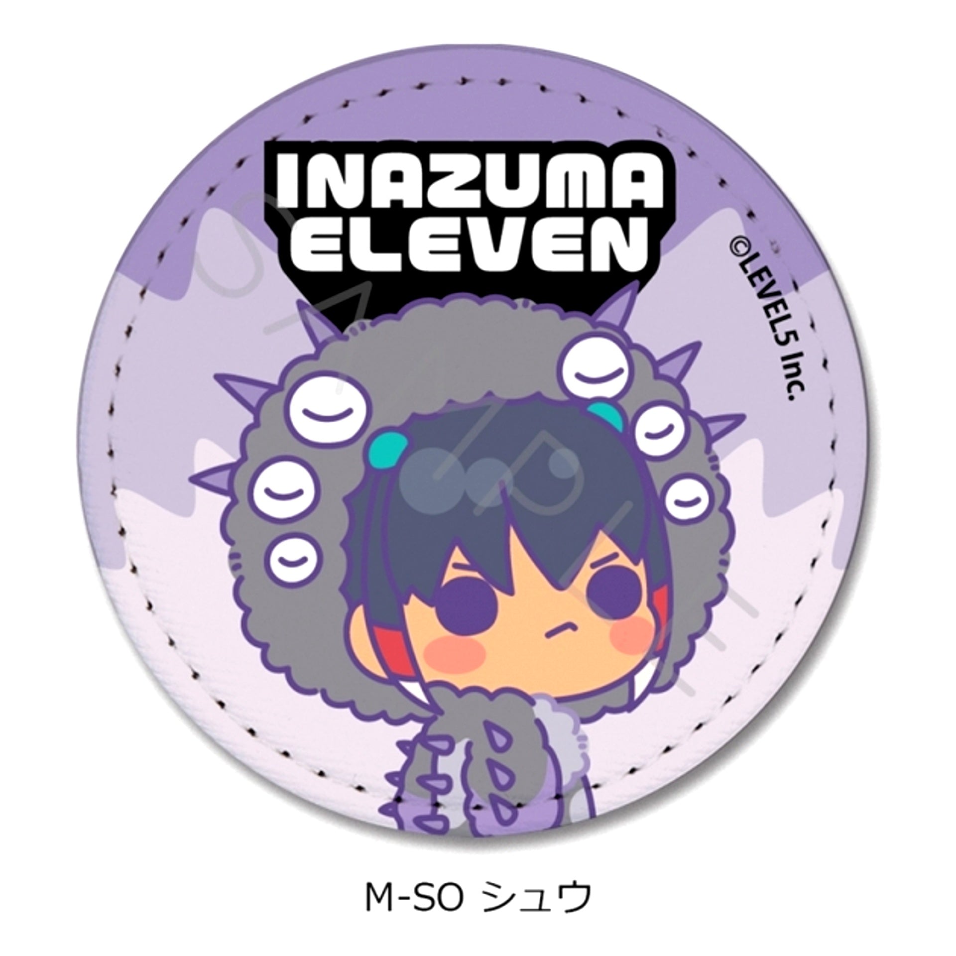 Inazuma Eleven: Victory Road Leather Badge (Round) M-SO (Shu) [NEW]