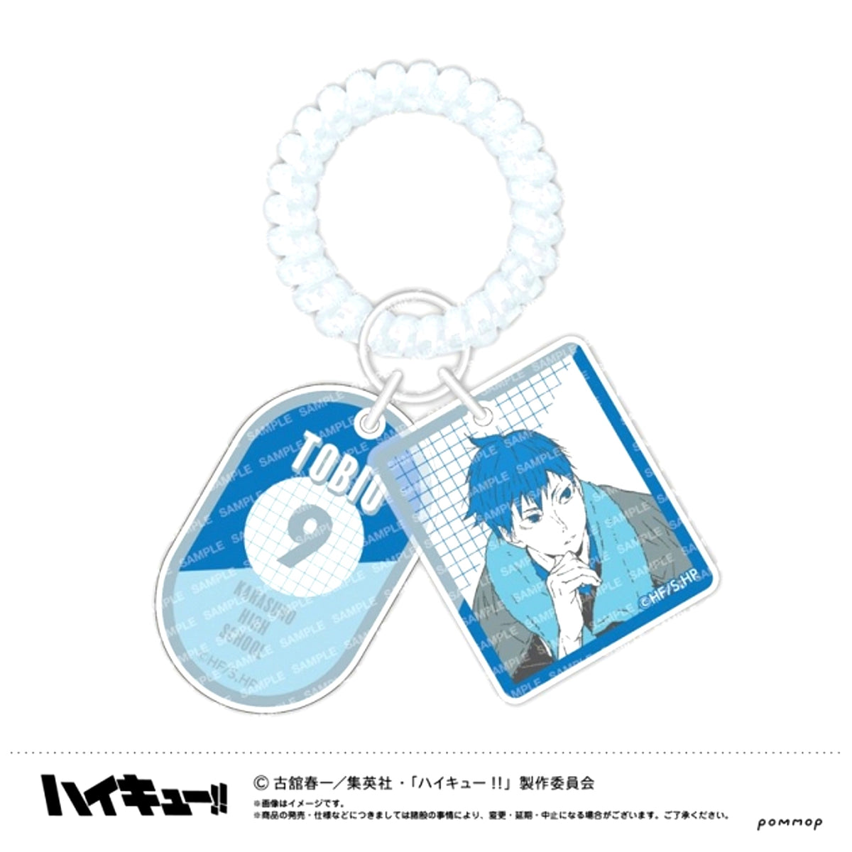 Haikyu!! Locker Key Style Keychain -Off-Shot Color Vol.2- (B Tobio Kageyama) [NEW]