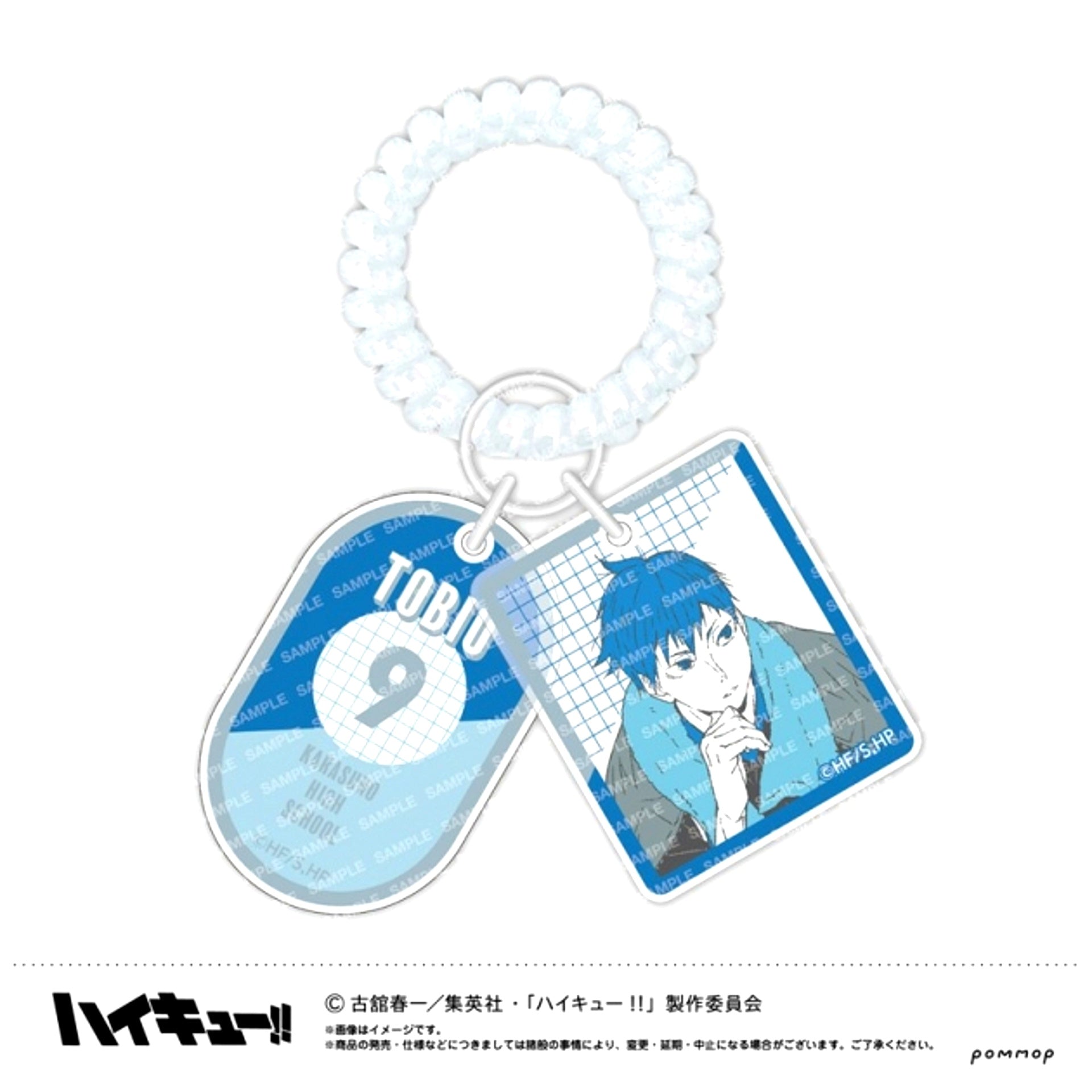 Haikyu!! Locker Key Style Keychain -Off-Shot Color Vol.2- (B Tobio Kageyama) [NEW]