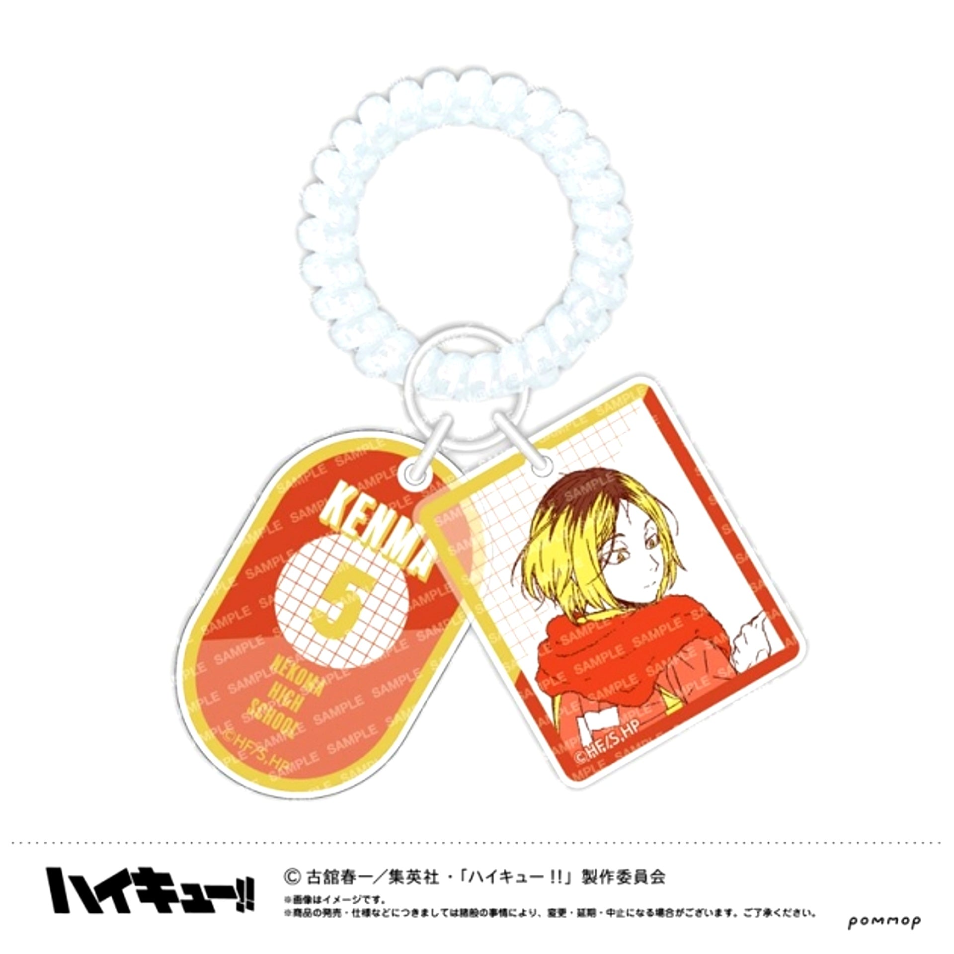 Haikyu!! Locker Key Style Keychain -Off-Shot Color Vol.2- (E Kenma Kozume) [NEW]