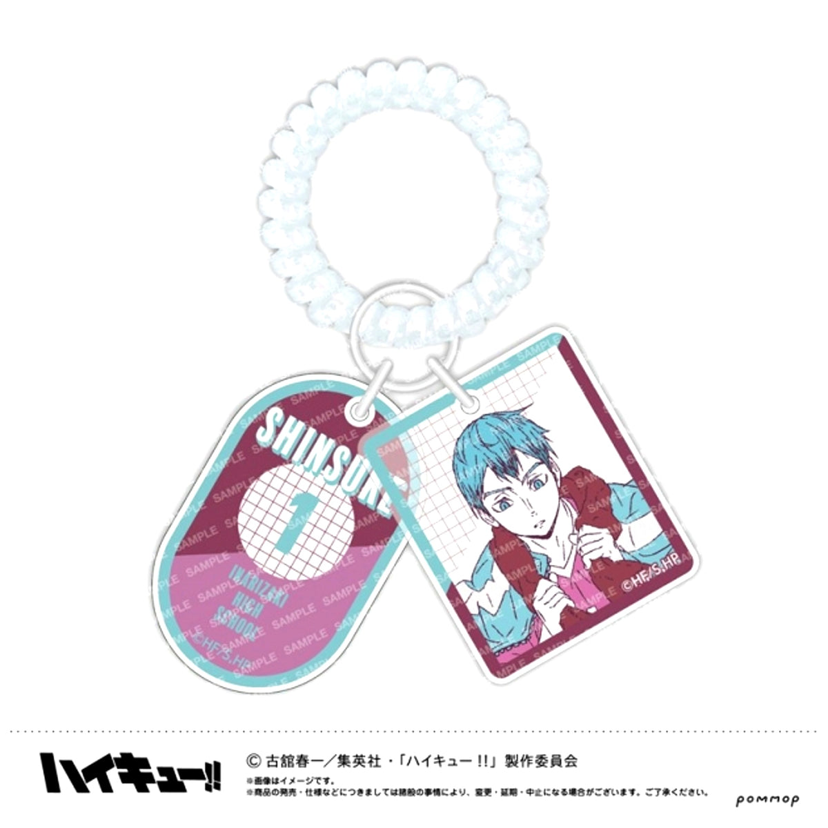 Haikyu!! Locker Key Style Keychain -Off-Shot Color Vol.2- (J Shinsuke Kita) [NEW]