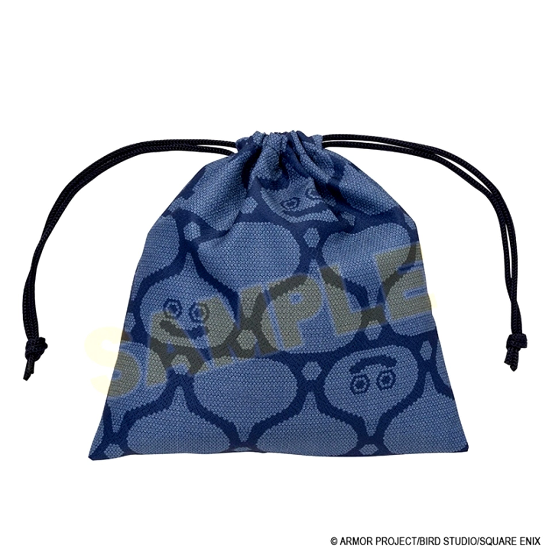 Smile Slime Japanese Style Series Drawstring Pouch <Blue> [NEW]