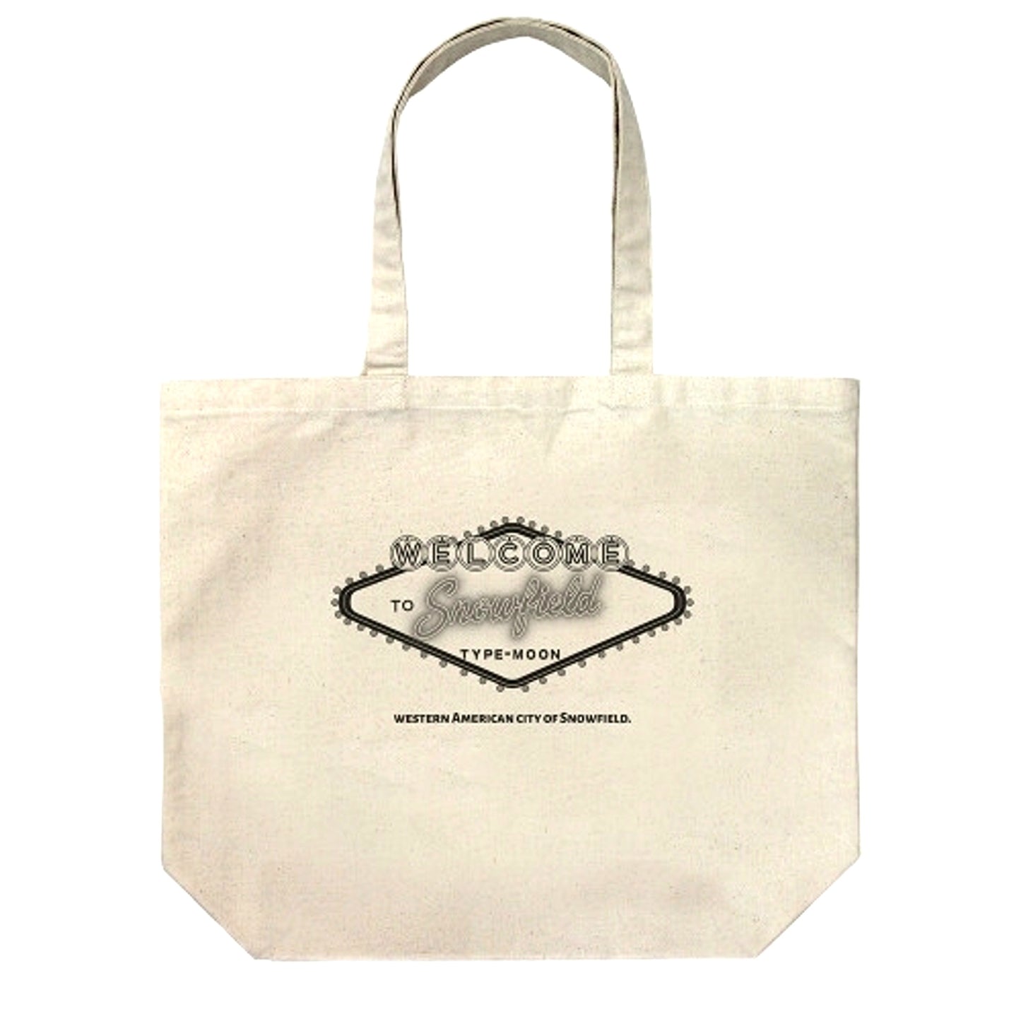 Fate/strange Fake WELCOME TO Snowfield Large Tote Bag / NATURAL [NEW]
