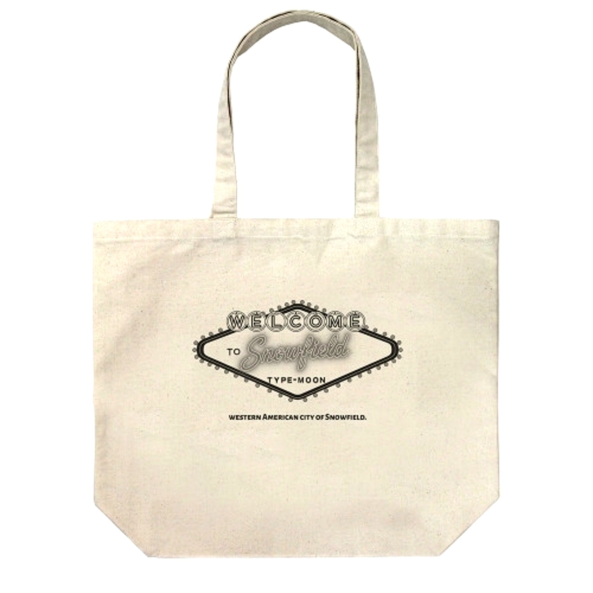 Fate/strange Fake WELCOME TO Snowfield Large Tote Bag / NATURAL [NEW]