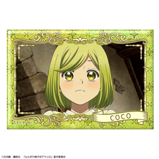 TV Anime Witch Hat Atelier Hologram Button Ver.2 Design 02 (Coco /B) Goods - Badge [NEW]