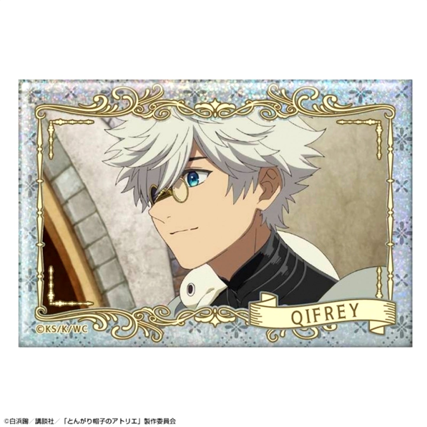 TV Anime Witch Hat Atelier Hologram Can Badge Ver.2 Design 06 (Qifrey/C) [NEW]