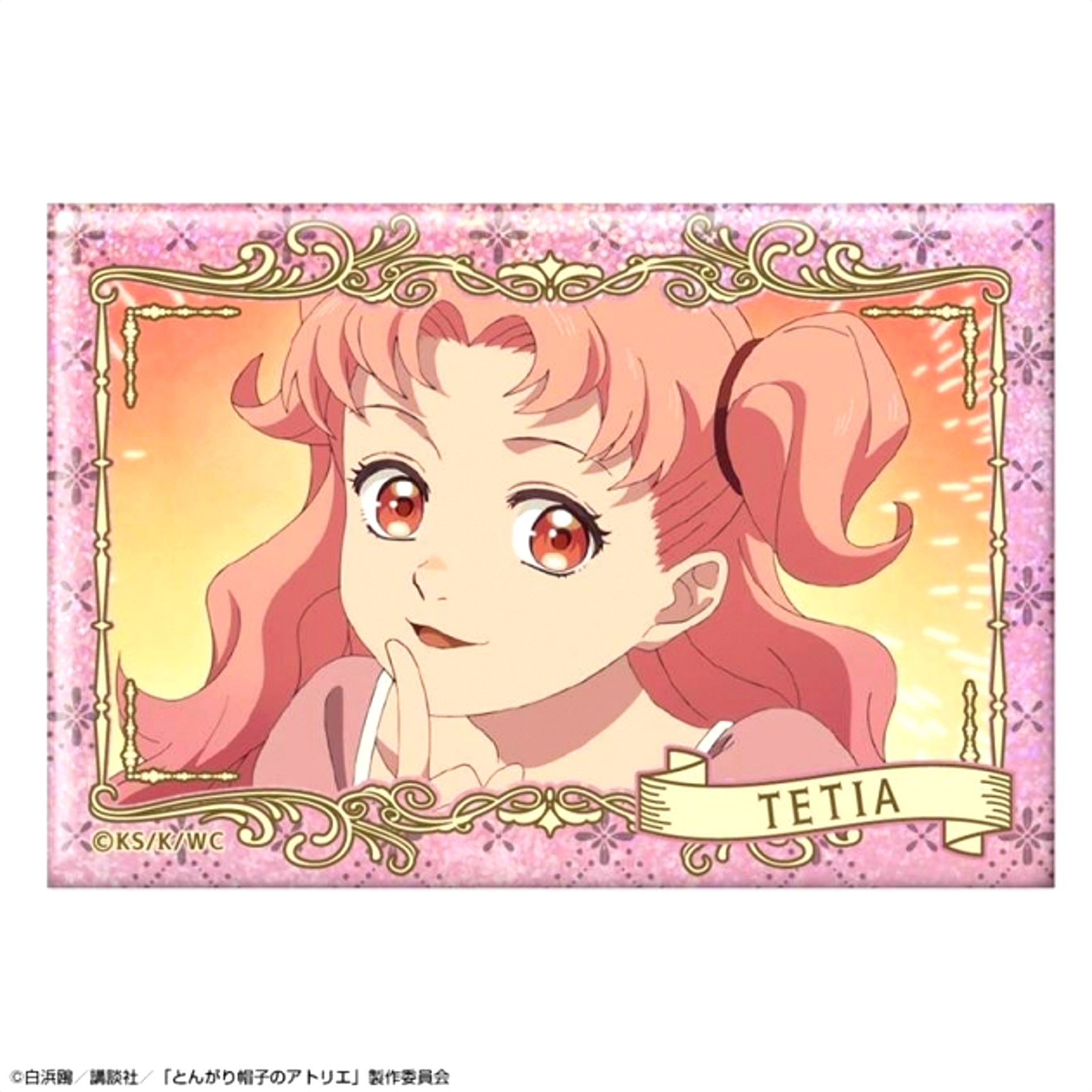 TV Anime Witch Hat Atelier Hologram Can Badge Ver.2 Design 10 (Tetia) [NEW]