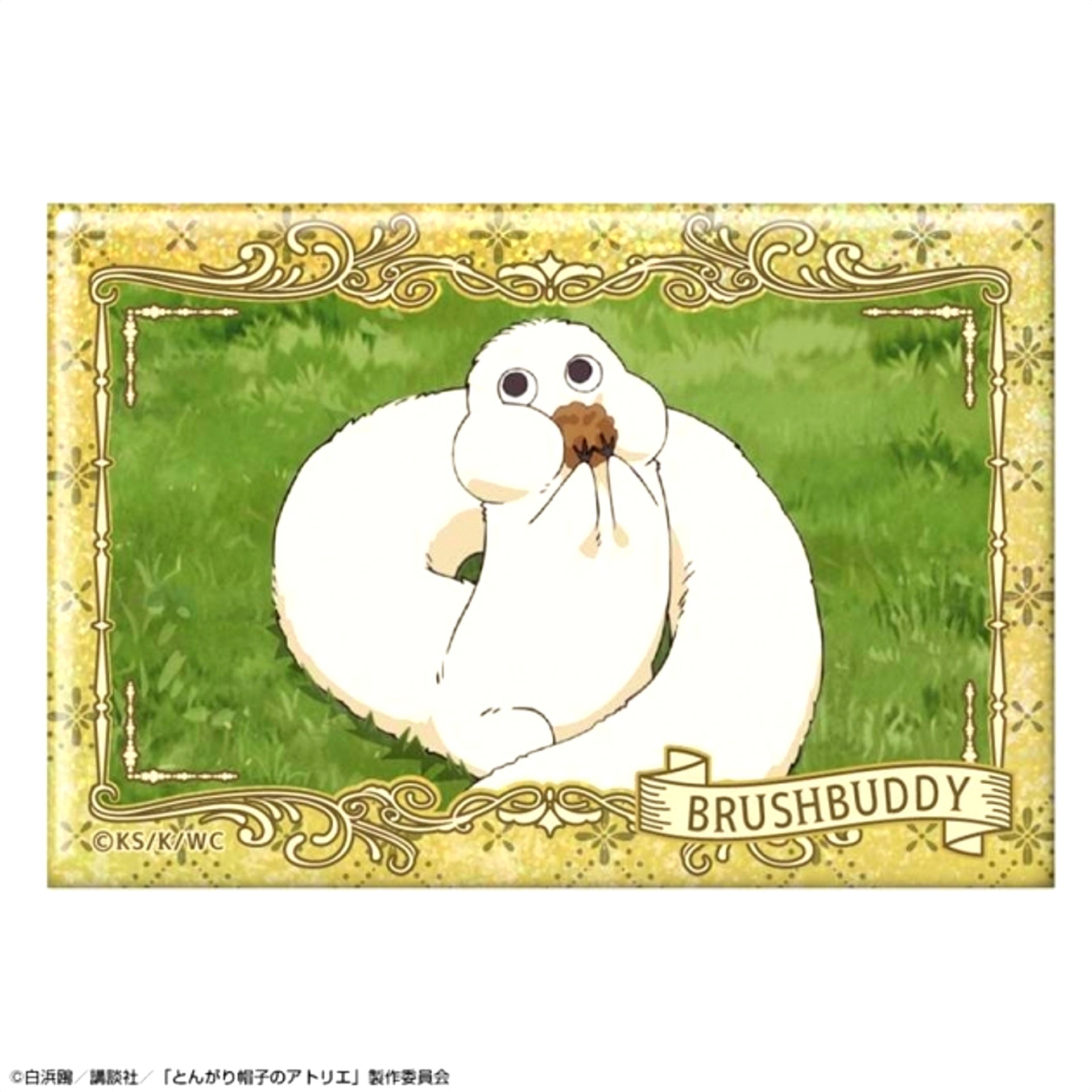 TV Anime Witch Hat Atelier Hologram Can Badge Ver.2 Design 12 (Brushbug) [NEW]