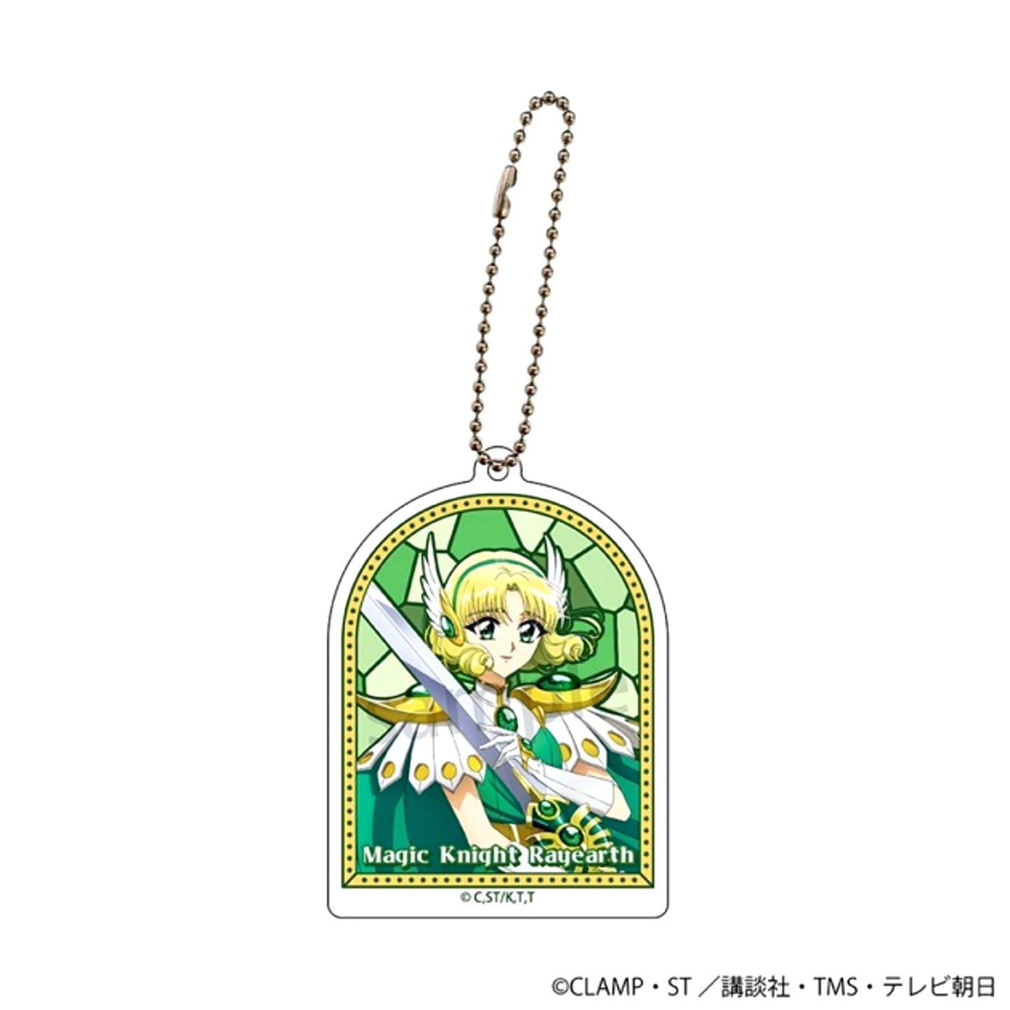 TV Anime Magic Knight Rayearth Acrylic Keychain Fuu Hououji [NEW]