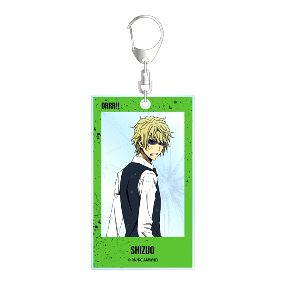 TV Anime Durarara!!x2 Newly Drawn Shizuo Heiwajima Fighting Back ver. BIG Acrylic Keychain [NEW]