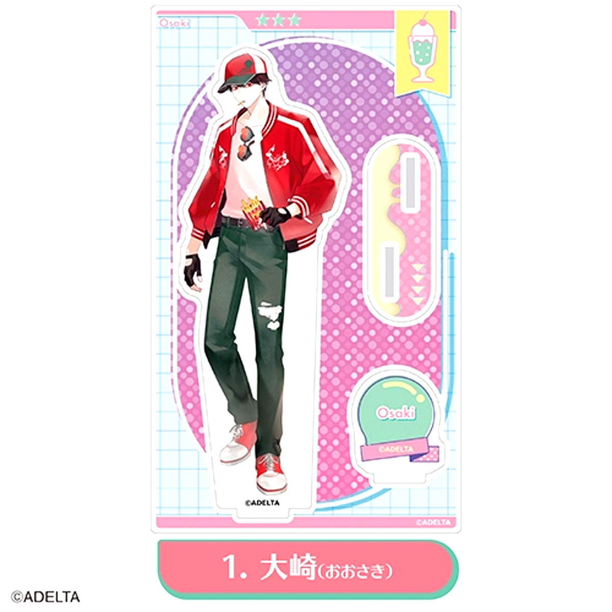 Ooe Acrylic Stand 1. Osaki (Karaoke no Tetsujin Collaboration) [NEW]