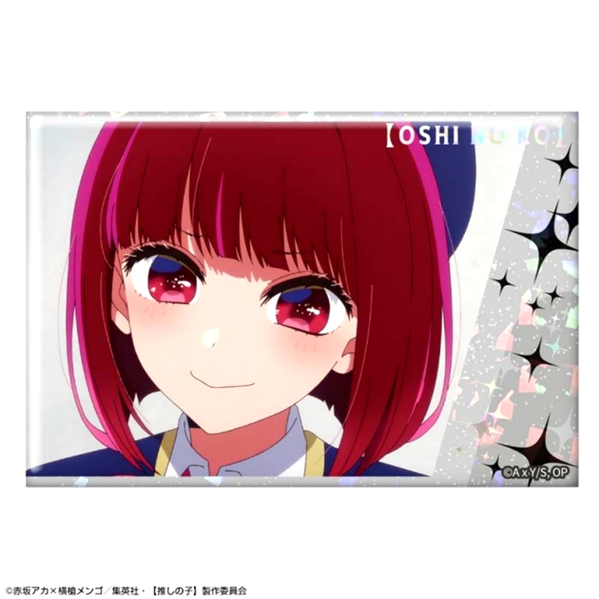 TV Anime Hologram Button Ver.6 Design 06 (Kana Arima /C) Goods - Badge Oshi No Ko Resale [NEW]
