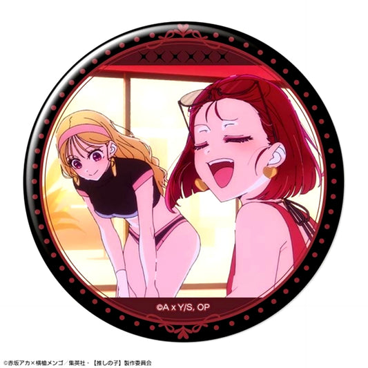 TV Anime Button Ver.6 Design 08 (Ruby & Kana Arima) Goods - Badge Oshi No Ko Resale [NEW]