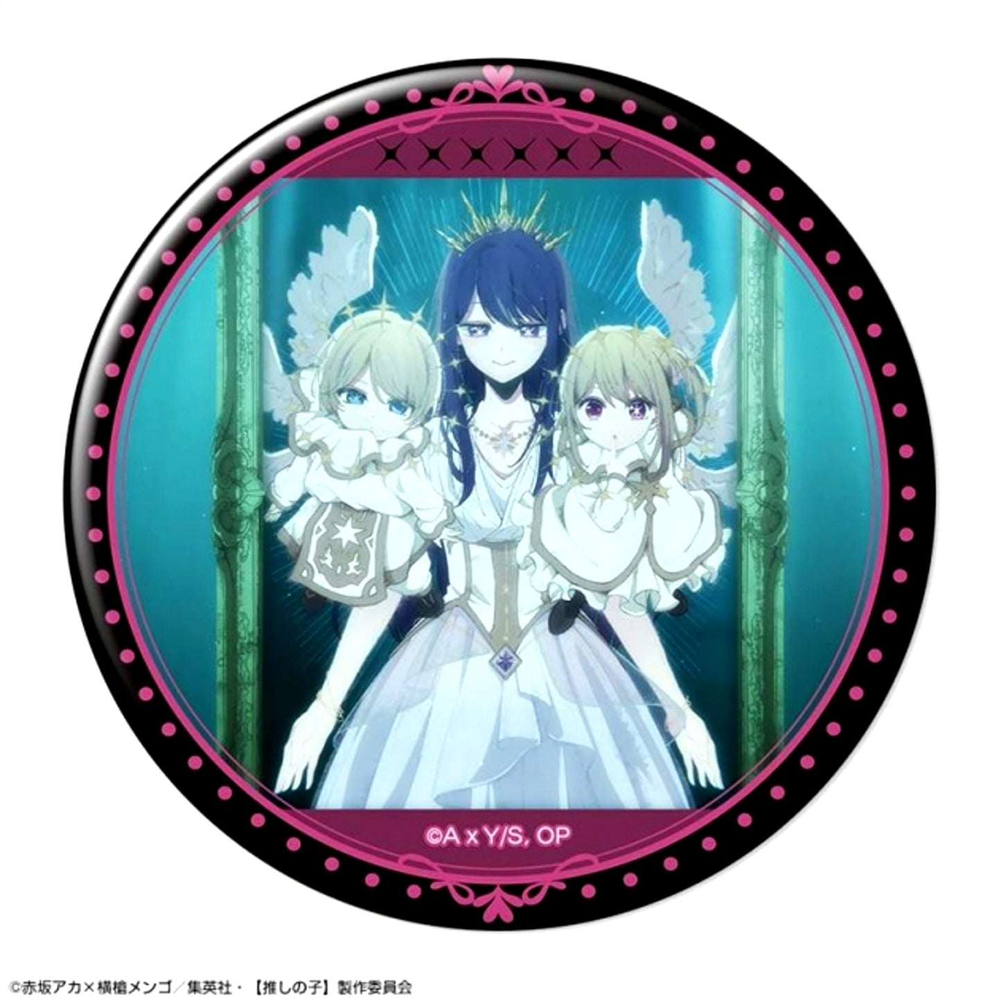 TV Anime Oshi no Ko Can Badge Ver.6 Design 09 (Group) (Reissue) [NEW]
