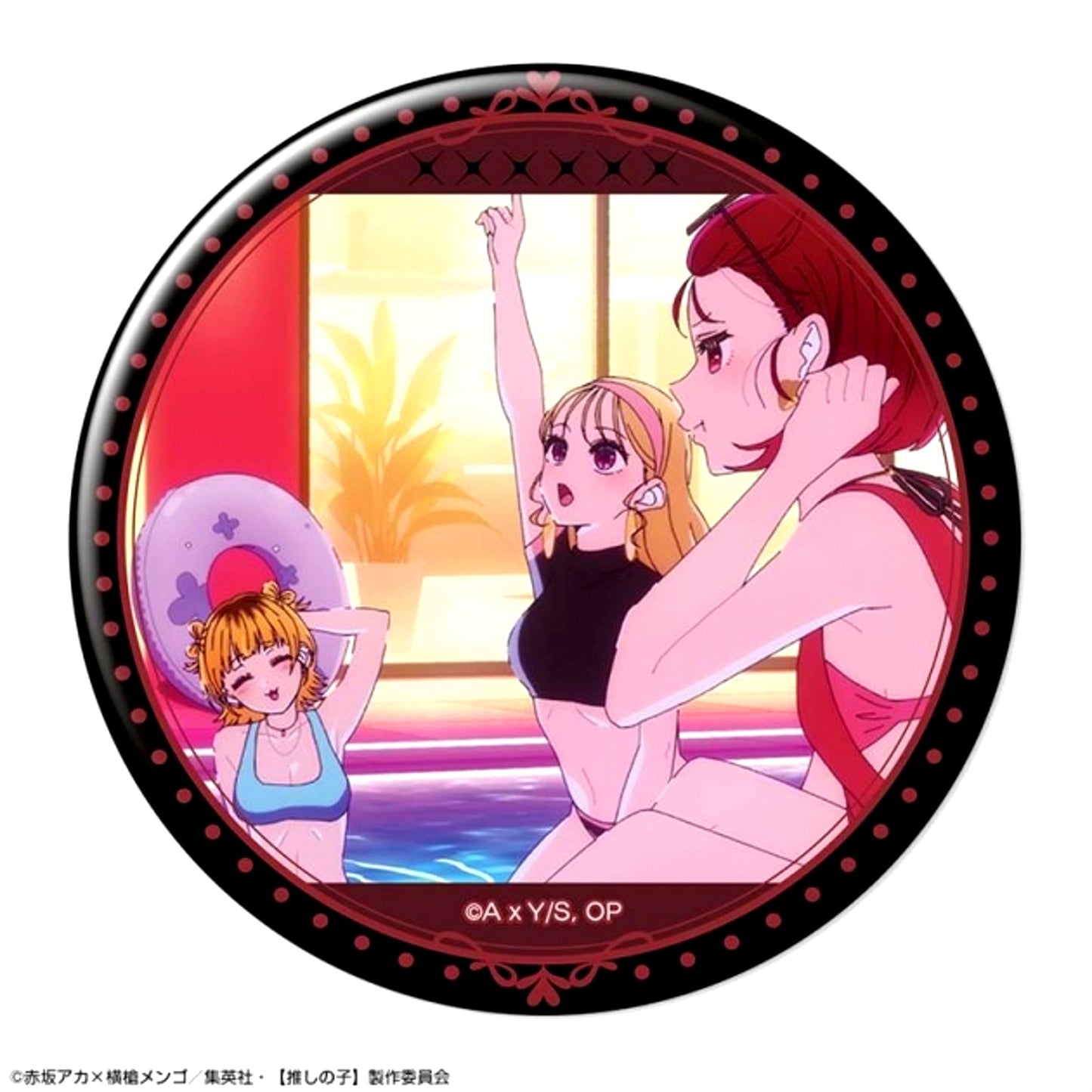 TV Anime Oshi no Ko Can Badge Ver.6 Design 10 (B Komachi) (Reissue) [NEW]