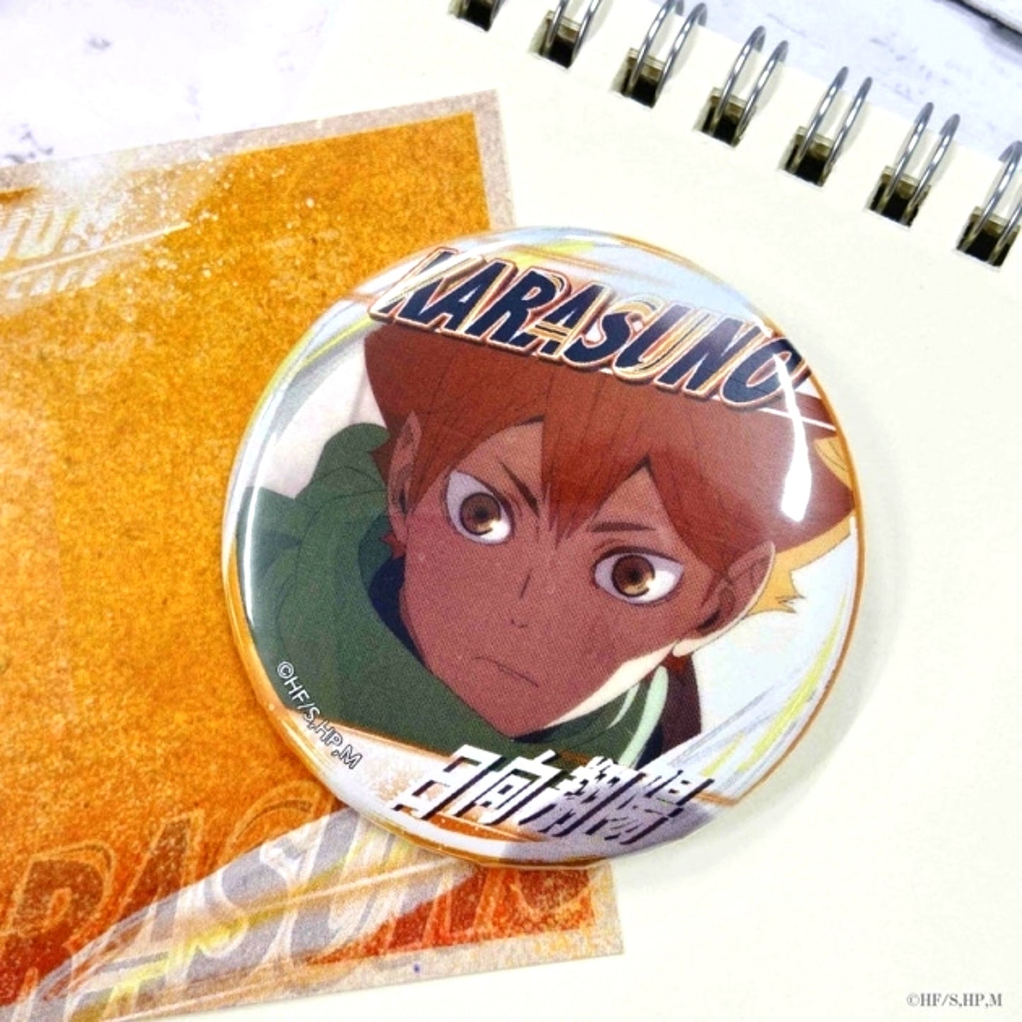 Haikyu!! A page of youth Button Shoyo Hinata Goods - Badge Resale [NEW]